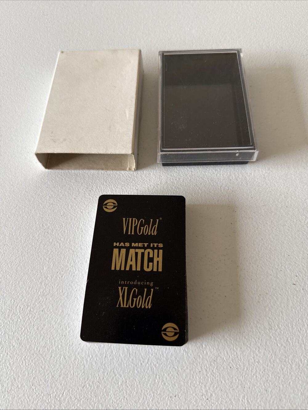 Playing Cards VIP Gold Xl Gold Black With Case